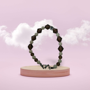 Bracelet perles avec initiale